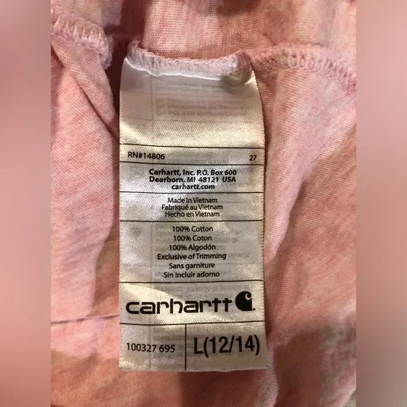 Carhart pink T-shirt - Picture 7 of 7